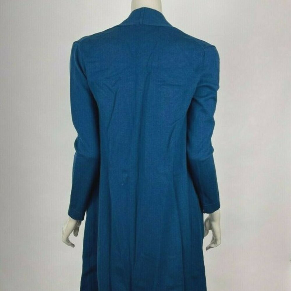 J Jill Open Front Cardigan Dusted Pockets Wool Silk‎ Cotton Long Sleeve Women XS